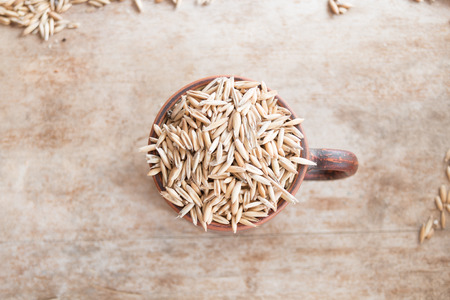oat grainの写真素材