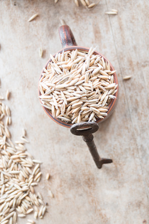 oat grainの写真素材