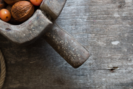 rural market, country background, gray wooden objectsの写真素材