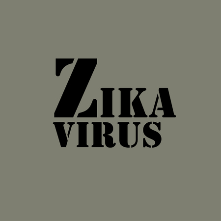 Zika Virus. Illustration template for the card or poster.のイラスト素材