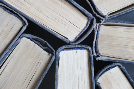 book background, seen from above, education idea