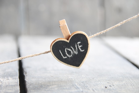 Love Heart hand concept for valentines and weddingの写真素材