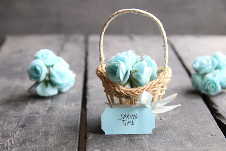 March 8. International Womens Day greeting card with flowersの写真素材