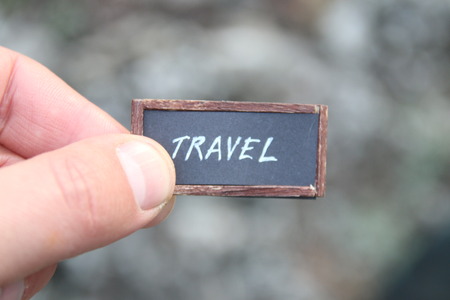 Travel idea. Blurred photos for the background.の写真素材