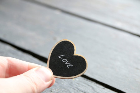 Love heart. Valentine card.