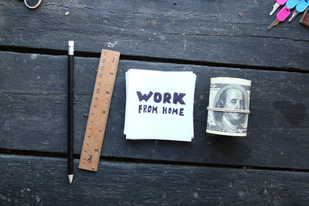 Work From Home Office Freedom concept