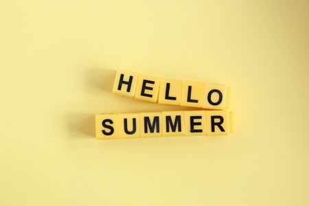Hello Summer concept. Concept for tourism and travel.の写真素材