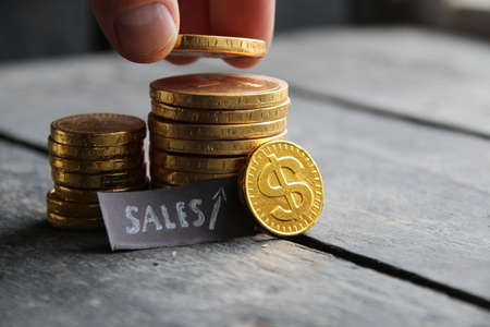 Sales dynamics and growth creative concept .の写真素材