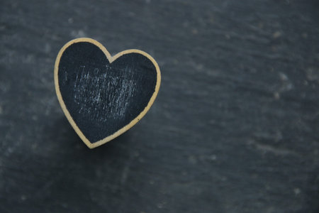 romantic vintage background with heart, place for textの写真素材