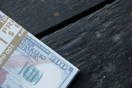 Money on the table. Vintage style.の写真素材