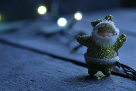 Santa Claus waves his hand affably.の写真素材