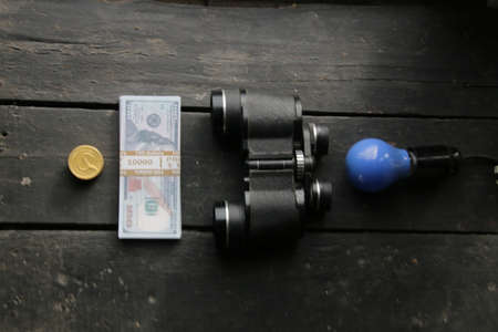 Vision. Idea, startup creative vintage concept.の写真素材