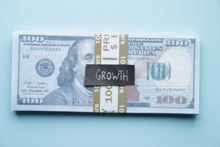 Money on the table. Vintage style.の写真素材