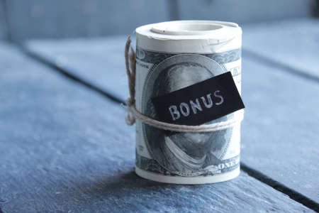 Bonus. Successful business idea. Vintage style.の写真素材