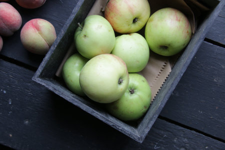 Fresh fruits. Natural, healthy food concept.の写真素材