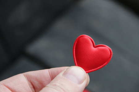 Valentines Day Heart or birthday background. retro style.の写真素材