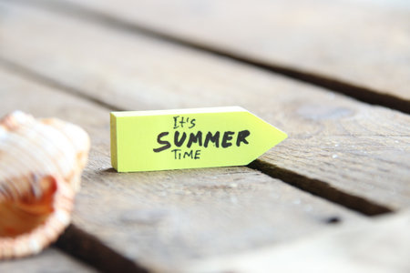 It's summertime creative concept. background for tropical relax season.の写真素材