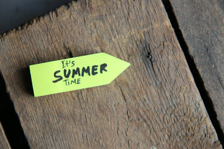 It's summertime creative concept. background for tropical relax season.の写真素材