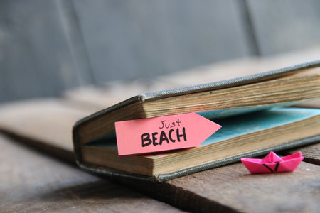 Just Beach concept. Tropical relax background.の写真素材