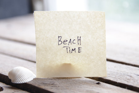 Beach time creative concept.の写真素材