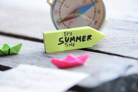 Its summer time creative concept.の写真素材