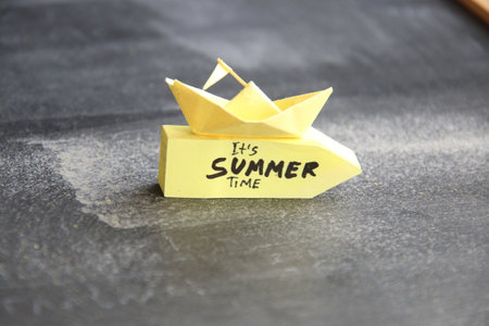 Its summer time greeting text.の写真素材