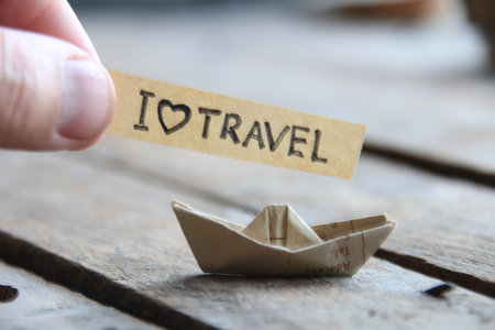 I love travel. Background for travel and vacation.