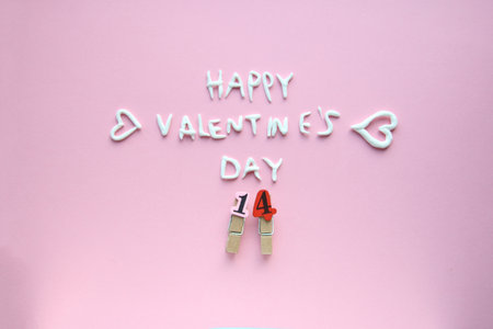 Happy valentines day creative card.の写真素材