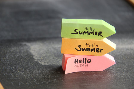Its summer time. Tropical summer vacation concept.