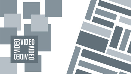 Virtual background for video conferencing. Gray block pattern. Blocks of different sizes. Template...