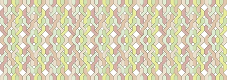 Pattern of braided horizontal  in vintage colorsのイラスト素材