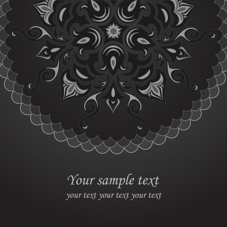 Openwork background in gray colorsのイラスト素材