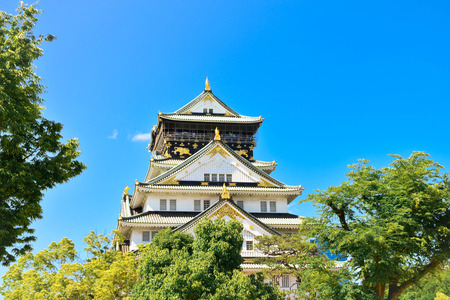 Osaka castleのeditorial素材