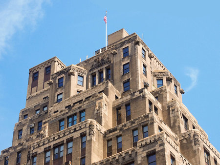 Old building in New York cityのeditorial素材