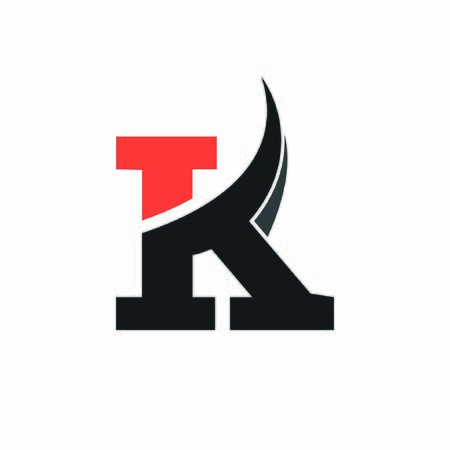 letter K logo, icon and templateのイラスト素材