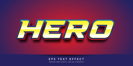 Editable text effect - Hard and Bold 3d Text Style Effectのイラスト素材