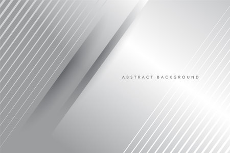 White and grey abstract background. Abstract white and gray color gradient background. Modern minimalistic vector and geometric design templateのイラスト素材