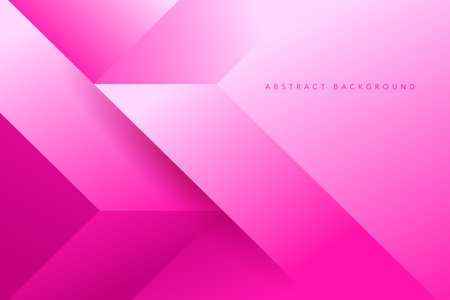 Abstract pink geometric background. Vector illustration for your design. beautiful abstract pink and soft gradient backgroundのイラスト素材