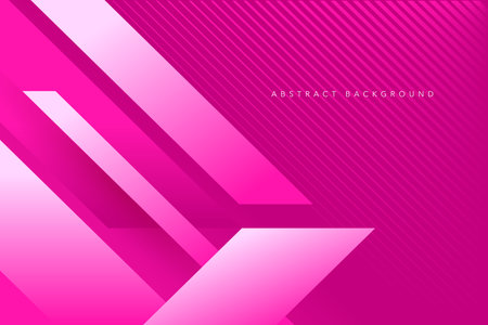 Abstract pink gradient geometric background with copy space for text. beautiful abstract pink and soft gradient backgroundのイラスト素材