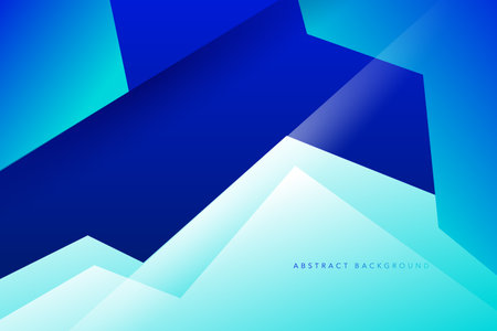 Abstract light and dark blue color gradient background. Modern minimalistic vector and geometric design templateのイラスト素材