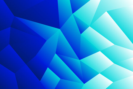 Abstract blue polygon background. Vector illustration. Polygonal background. Abstract and modern blue color gradient background templateのイラスト素材