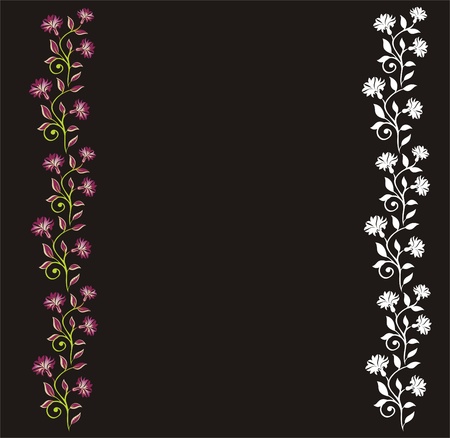 floral background, floral greeting cardのイラスト素材