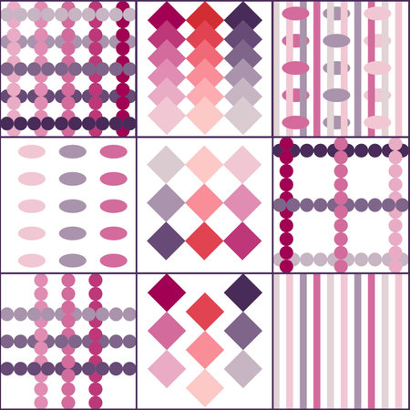 Seamless wallpaper, excellent seamless geometric backgroundのイラスト素材