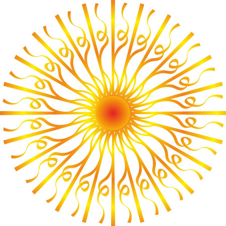 Pattern of warm colors,decorative wallpaper,