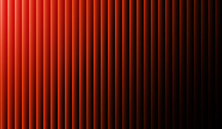 Abstract background with vertical stripes in red and black colors. Vector illustration.の写真素材