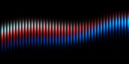 Blue and red stripes on black background. Vector illustration. Eps 10.の写真素材