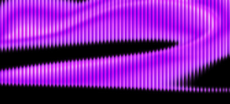 Purple abstract background with lines and waves. 3d illustration.の写真素材