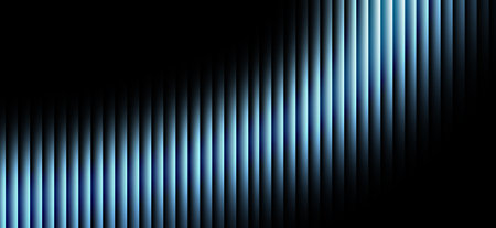 Abstract blue lights on black background. Vector illustration for your design.の写真素材