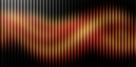 Abstract background with vertical stripes in orange and black colors. Vector illustration.の写真素材