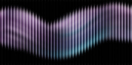 abstract background with purple and blue stripes on a black background.の写真素材